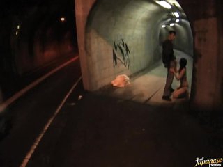 Hot Asian Sex In the Street
